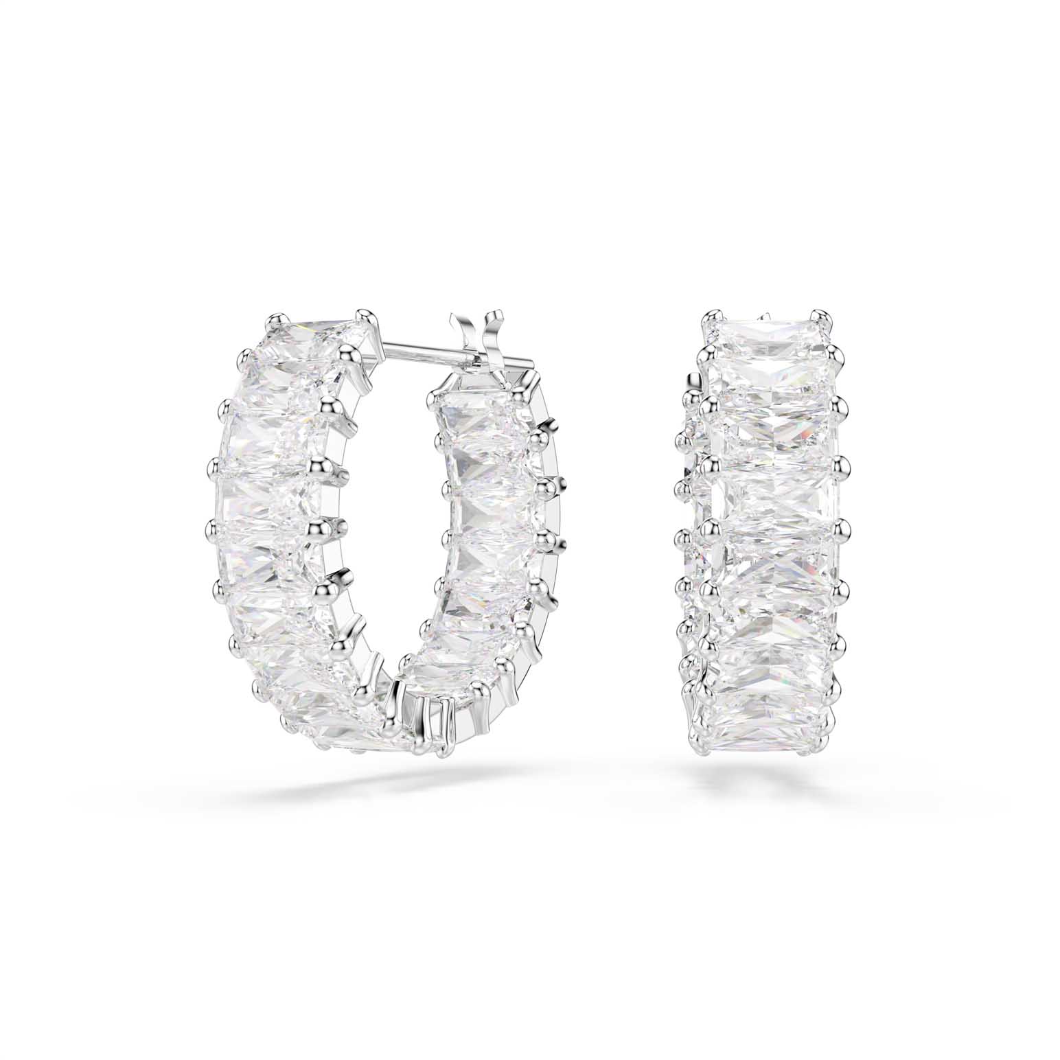 Swarovski Matrix Hoop Earrings
